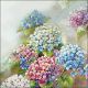 Hydrangea Shades Napkin Lunch