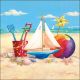 Beach Toys Napkin Lunch
