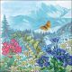 Mountain Flowers Napkin Lunch