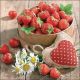 Tasty Strawberries Napkin Lunch