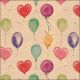 Recycled Flying Balloons Nature Napkin Lunch