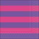 Block Stripe Pink/Purple Napkin Lunch