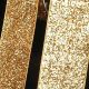 Woven Edge Glitter Velvet 1 inch by 11 yards  Gold