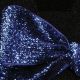 Woven Edge Glitter Velvet 1.5 inch by 11 yards  Royal