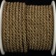 Metalized Braided Cording 1/4 Inch 27 Yards  Antique Gold