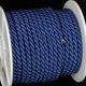 Braided Fabric Cording  7mm 1/4 Inch  27 Yards Royal Blue