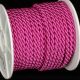 Braided Fabric Cording 7mm 1/4 Inch 27 Yards Fuchsia