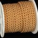 Braided Fabric Cording  7mm 1/4 Inch  27 Yards Dijon