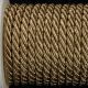 Metalized Braided Cording 3/8 Inch 16 Yards  Antique Gold