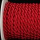 Braided Fabric Cording  10mm 7/16 Inch 17 Yards Red