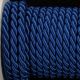 Braided Fabric Cording  10mm 7/16 Inch 17 Yards Royal Blue