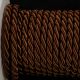 Braided Fabric Cording  10mm 7/16 Inch  17 Yards  Chocolate