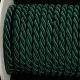 Braided Fabric Cording  10mm 7/16 Inch 17 Yards Forest Green