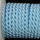 Braided Fabric Cording 10mm 7/16 Inch 17 Yards Light Blue