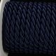 Braided Fabric Cording  10mm 7/16 Inch 17 Yards Navy