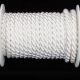 Braided Fabric Cording  10mm 7/16 Inch 17 Yards White