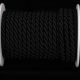 Braided Fabric Cording  10mm 7/16 Inch 17 Yards Black