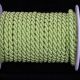 Braided Fabric Cording 10mm 7/16 Inch 17 Yards Lime