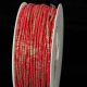 Designer Fabric Wire With Gold 1/8 Inch  55 Yards Red / Gold