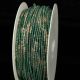Designer Fabric Wire With Gold 1/8 Inch  55 Yards Forest/gold