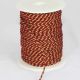 Braided Cording With Gold 3/32 Inch 110 Yd Bordeaux Gold
