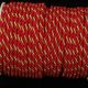 Braided Cording With Gold 3/16 Inch 55 Yards Red  Gold