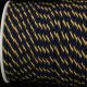 Braided Cording With Gold 3/16 Inch 55 Yards Navy  Gold