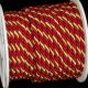 Braided Cording With Gold 5/16 Inch 27 Yards Bordeaux Gold