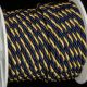 Braided Cording With Gold 5/16 Inch 27 Yards Navy  Gold