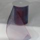 Crystal Organdy Ribbon 4 inch by 27 yards Wine