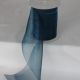 Crystal Organdy Ribbon 4 inch by 27 yards Petrol
