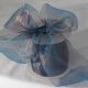 Crystal Organdy Ribbon 3 inch by 55 yards Smoke