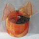 Crystal Organdy Ribbon 3 inch by 55 yards Camel