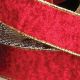 Wire Edge Persian Velvet 2 Inch 20 Yards Red
