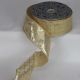 Wire Edge Lame Sun City 2 inch by 20 yards Gold