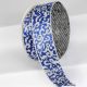Wire Silver Cord Edging Velvet 3 Inch 20 Yards Navy Glitter