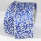 Wire Silver Cord Edging Velvet 5 Inch 20 Yards Navy Glitter