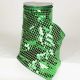 Wire Edge Square Sequence Fab 10 inch 20 yards Green