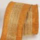 Wired Rajasthan on Dupion Ribbon Gold 4 inch by 10 yards