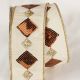 Wired Odisha on Dupion Ribbon Cream 2.5 inch by 10 yards
