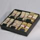 6 X 6 Ribbon Box A 1.5 Inch  9 Feet  Ivory/gold