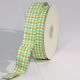 Wired Cotton Summer Weave 1 Inch  20 Yards  Green