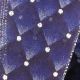 Wired Sheer Sparkle Diamonds 2.5 Inch  20 Yards Navy/silver