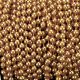 Wired Faux Pearls 1/4 Inch 27 Yards  Copper