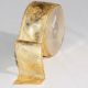 Wired Grosgrain with Star Print 2 inch by 20 yards Gold on Amber