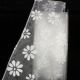 Wired Organza Retro Daisies 1.5 Inch  27 Yards   White
