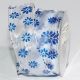 Wired Organza Retro Daisies 1.5 Inch 27 Yards Royal/white