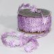 Embossed Satin Flowers 20 Yards Lavender