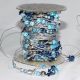 Wired Beads Etc  X-Colorado 25 Meter / 27 Yards Blue/silver