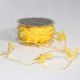 Crystal Beads & Butterflies Wired 17 Yards Yellow